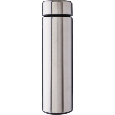 Thermos with strainer for laser engraving
